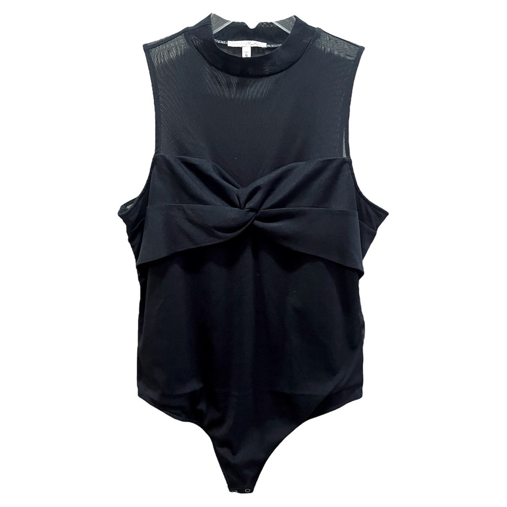Express Black Sleeveless Bodysuit XL X-Large